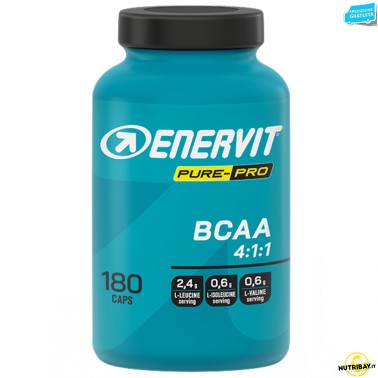 Enervit Pure-Pro Bcaa 4:1:1- 180 cpr AMINOACIDI 3.1.2 - 4.1.1 - 10.1.1 - 12.1.1
