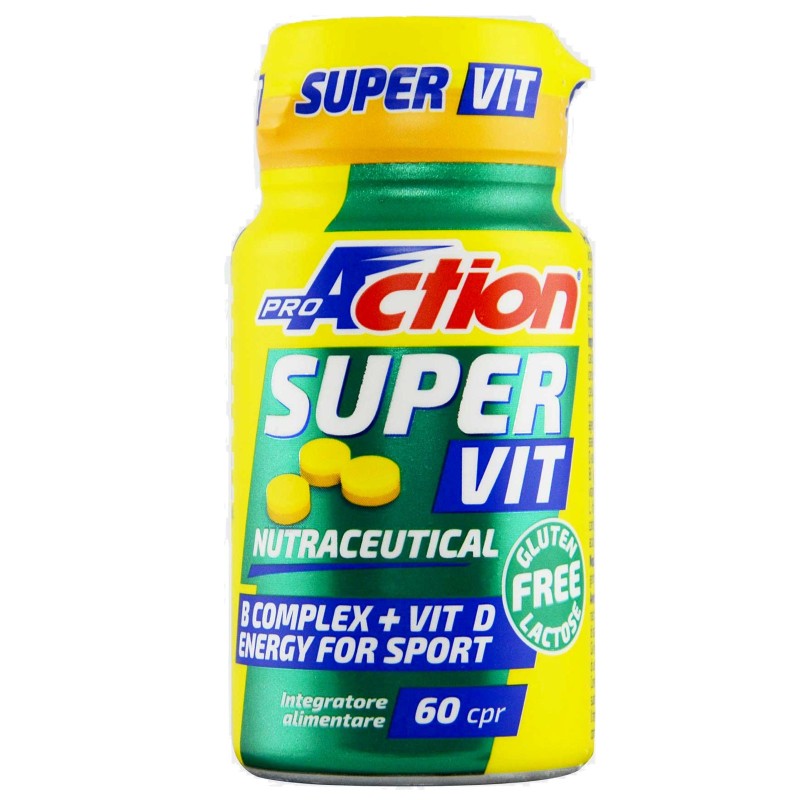 Proaction Super Vit 60 cpr Multivitaminico Alto dosaggio con Acido Folico VITAMINE