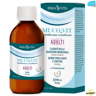 ERBA VITA MUCOVIT ADULTI 200 ml BENESSERE-SALUTE
