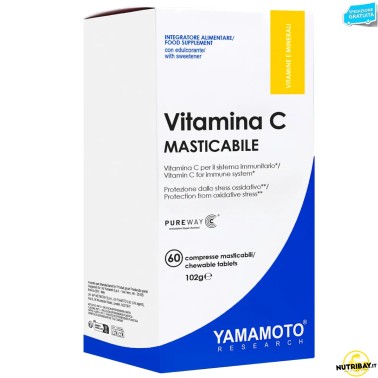 Yamamoto Research Vitamina C Masticabile - 60 cpr masticabili VITAMINE