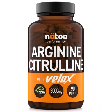 Natoo Performance Arginine Citrulline Velox - 90 cpr PRE ALLENAMENTO