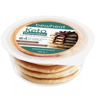 Bewheat Keto Pancake Con Gocce di Cioccolato - 4 pancakes da 160 gr AVENE - ALIMENTI PROTEICI