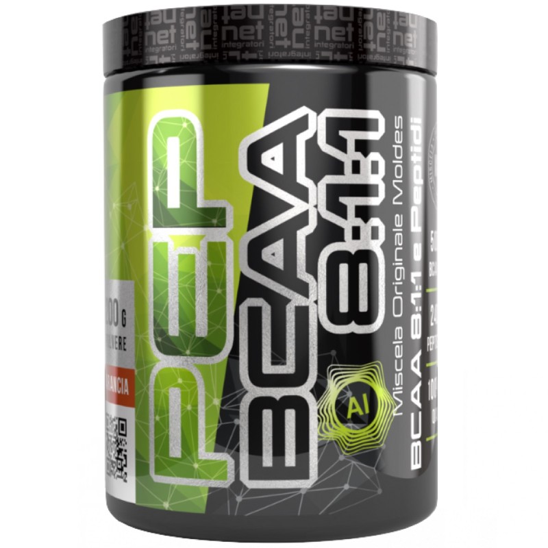 Net Integratori Bcaa Pep 8:1:1 AI - 200 gr AMINOACIDI BCAA 8.1.1