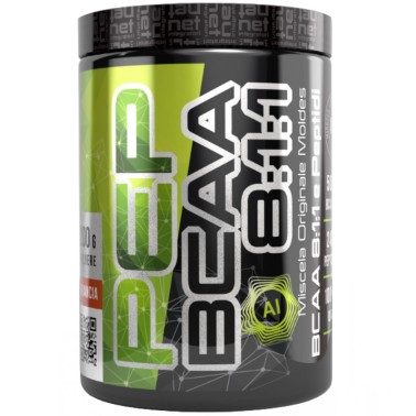 Net Integratori Bcaa Pep 8:1:1 AI - 200 gr AMINOACIDI BCAA 8.1.1