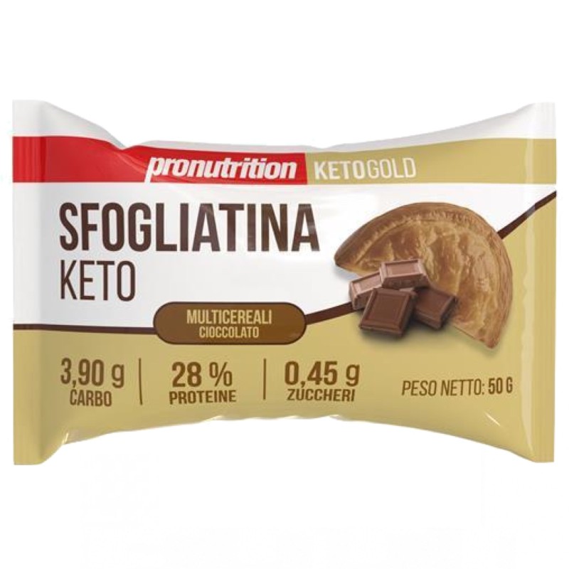 Pronutrition Sfogliatina Keto Multicereali Cioccolato - 1 sfogliata da 50 gr AVENE - ALIMENTI PROTEICI