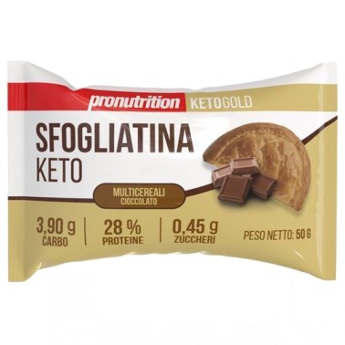 Pronutrition Sfogliatina Keto Multicereali Cioccolato - 1 sfogliata da 50 gr AVENE - ALIMENTI PROTEICI