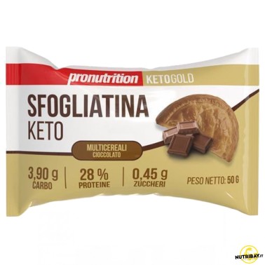 Pronutrition Sfogliatina Keto Multicereali Cioccolato - 1 sfogliata da 50 gr AVENE - ALIMENTI PROTEICI