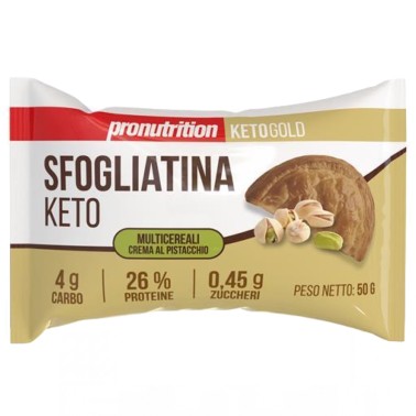 Pronutrition Sfogliatina Keto Multicereali Crema al Pistacchio - 50 gr AVENE - ALIMENTI PROTEICI