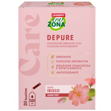 Enerzona Care Depure - Astuccio da 20 bustine da 6 gr DRENANTI DIURETICI