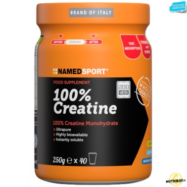 Named Sport 100% Creatine 200 Mesh - 250 gr CREATINA