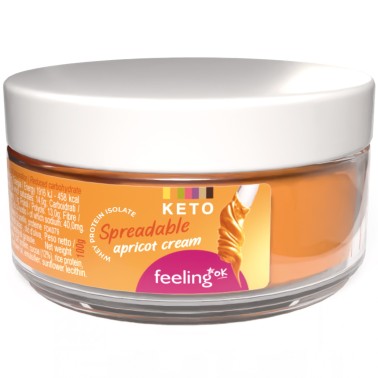 Feeling Ok Crema Spalmabile Keto all'Albicocca - 100 gr AVENE - ALIMENTI PROTEICI