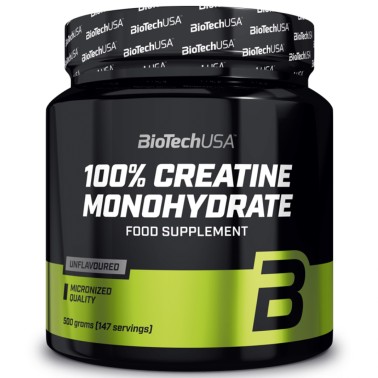 Biotech Creatine Monohydrate 500 gr. Pura Creatina Micronizzata in Polvere CREATINA