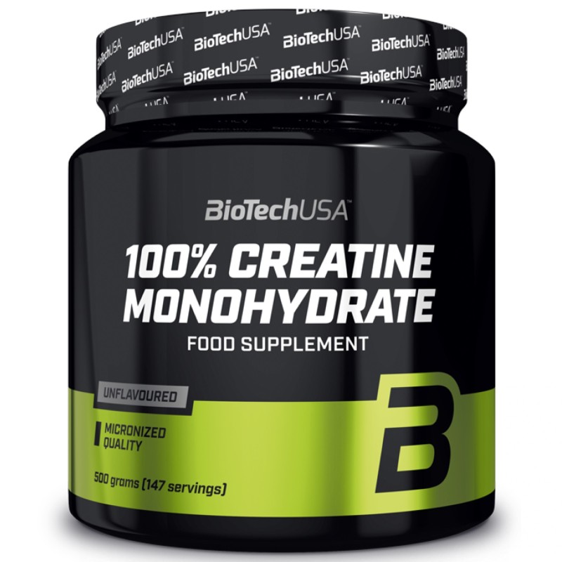 Biotech Creatine Monohydrate 500 gr. Pura Creatina Micronizzata in Polvere CREATINA