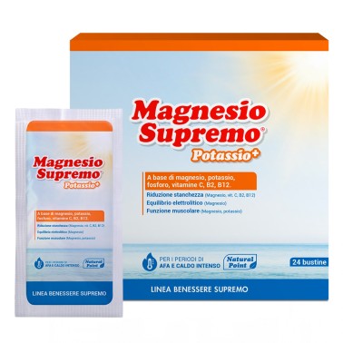 Natural Point Magnesio Supremo Potassio+ - 24 bustine da 4,8 gr SALI MINERALI