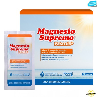Natural Point Magnesio Supremo Potassio+ - 24 bustine da 4,8 gr SALI MINERALI