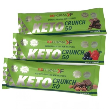 Keforma Keto Crunch 50 - 1 barretta da 50 gr BARRETTE ENERGETICHE