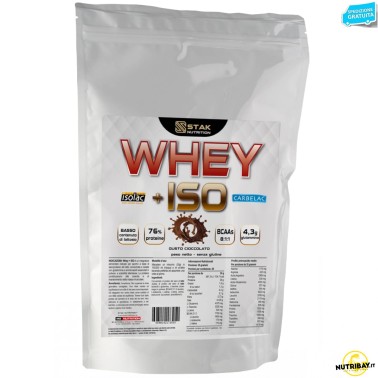 STAK NUTRITION Whey + Iso - 900 gr PROTEINE