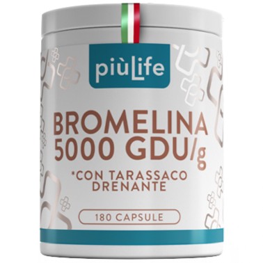 +Life Bromelina 5000 - 180 caps BENESSERE-SALUTE