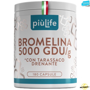 +Life Bromelina 5000 - 180 caps BENESSERE-SALUTE