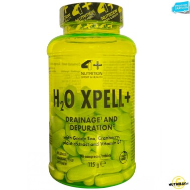4+ Nutrition H2O Xpell+ - 90 cpr DRENANTI DIURETICI