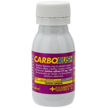 +Watt Carbo Rush - 1 shot da 60 ml PRE ALLENAMENTO