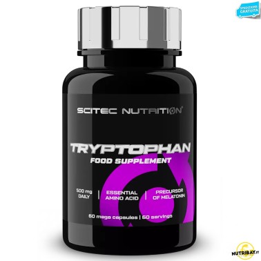 Scitec Nutrition Tryptophan 60 cps. Aminoacido Triptofano AMINOACIDI COMPLETI / ESSENZIALI
