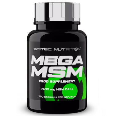 Scitec Nutrition Mega MSM 100 cps Metilsulfonilmetano Articolazioni BENESSERE ARTICOLAZIONI