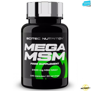 Scitec Nutrition Mega MSM 100 cps Metilsulfonilmetano Articolazioni BENESSERE ARTICOLAZIONI
