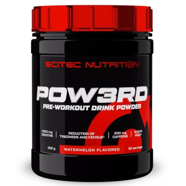Scitec Nutrition Pow3Rd 2.0 350 gr. Pre Work Out con Creatina e Arginina PRE ALLENAMENTO