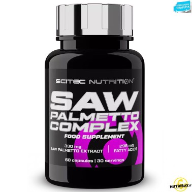 Scitec Saw Palmetto Complex 60 cps. Integratore Serenoa Repens salute Prostata BENESSERE-SALUTE