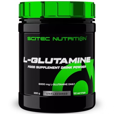 Scitec Nutrition L-Glutamine 300 gr. Glutammina in Polvere Anticatabolico GLUTAMMINA