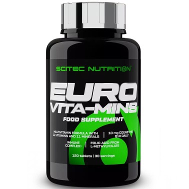 Scitec Nutrition Euro Vita-Mins 120 cpr. Vitamine + MINERALI Multivitaminico VITAMINE