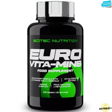 Scitec Nutrition Euro Vita-Mins 120 cpr. Vitamine + MINERALI Multivitaminico VITAMINE