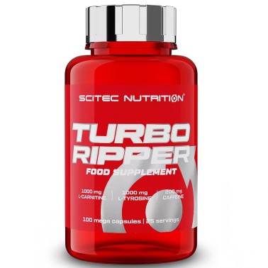 SCITEC TURBO RIPPER 100 cps TERMOGENICO BRUCIA GRASSI DIMAGRANTE CON CARNITINA BRUCIA GRASSI TERMOGENICI