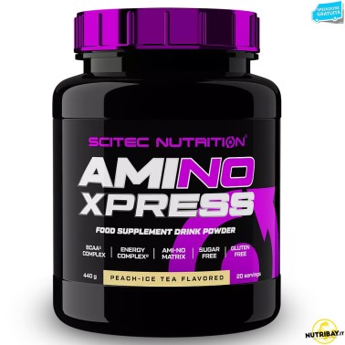 SCITEC AMI-NO XPRESS AMINOACIDI RAMIFICATI BCAA CON AAKG CITRULLINA E LEUCINA AMINOACIDI BCAA