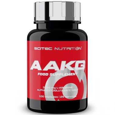 SCITEC NUTRITION Aakg 100 cps Arginina akg Aumento Erezione con Ossido Nitrico TONICI