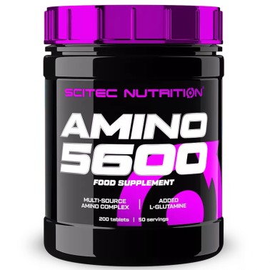 SCITEC NUTRITION Amino 5600 200 cpr. Aminoacidi Ramificati Bcaa Pool Essenziali AMINOACIDI COMPLETI / ESSENZIALI