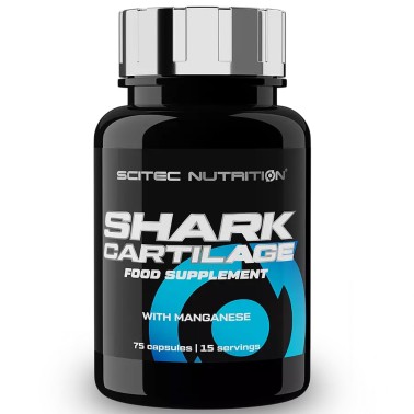 SCITEC Shark Cartilage 75c Cartilagine Squalo CONDROITINA supporto articolazioni BENESSERE ARTICOLAZIONI