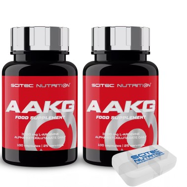 SCITEC NUTRITION Aakg 200 cps Arginina akg Aumento Erezione con Ossido Nitrico TONICI