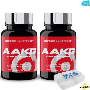 SCITEC NUTRITION Aakg 200 cps Arginina akg Aumento Erezione con Ossido Nitrico TONICI