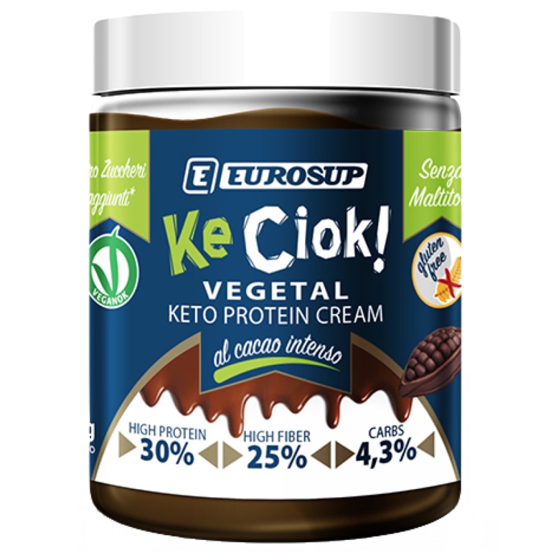 Eurosup KeCiok! Vegetal Keto Protein Cream - 250 gr AVENE - ALIMENTI PROTEICI