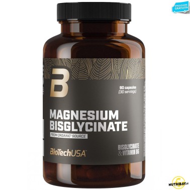 Biotech Usa Magnesium Bisglycinate - 90 caps SALI MINERALI