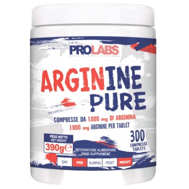 Prolabs Arginine Pure 300 Cpr Arginina Ossido Nitrico Vigore Sessuale e Erezione ARGININA
