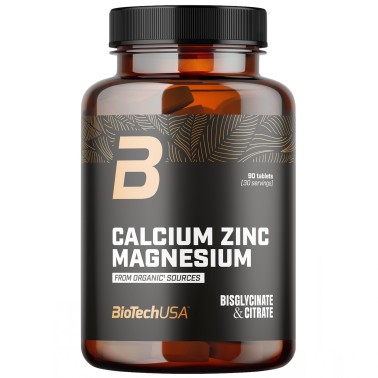 Biotech Usa Calcium Zinc Magnesium - 90 cpr SALI MINERALI
