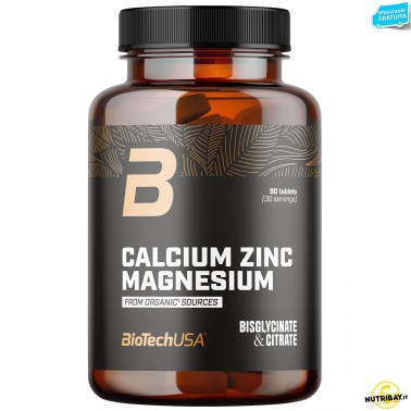 Biotech Usa Calcium Zinc Magnesium - 90 cpr SALI MINERALI