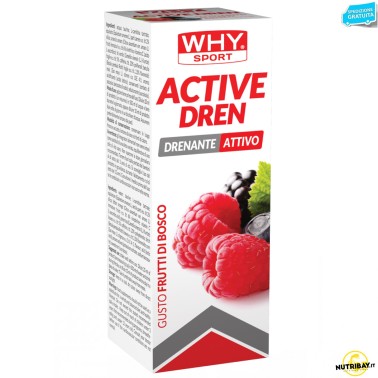 Why Active Dren Liquid 500 ml Drenante Depurativo con Betulla e Carnitina DRENANTI DIURETICI