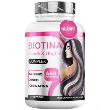 Vitastrong Biotin Complex - 450 cpr BENESSERE-SALUTE