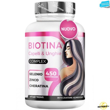 Vitastrong Biotin Complex - 450 cpr BENESSERE-SALUTE