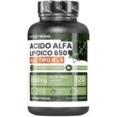 Vitastrong Alpha Lipoic Acid 650 - 120 caps BENESSERE-SALUTE