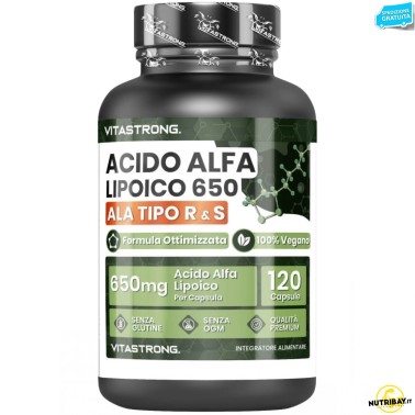 Vitastrong Alpha Lipoic Acid 650 - 120 caps BENESSERE-SALUTE
